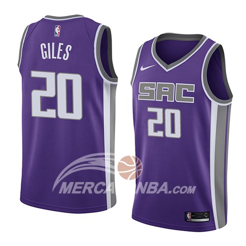 Maglia NBA Sacramento Kings Harry Giles Icon 2018 Viola